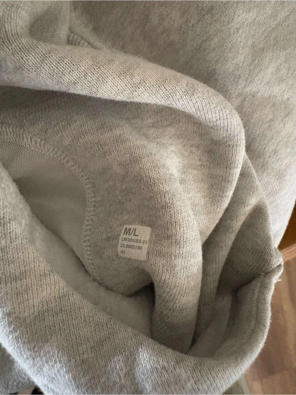 lululemon athletica Light Gray Cropped Half-Zip Hoodie
